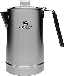 STANLEY Coffee Percolator, Wide Mouth Coffee Press, Large Capacity, Ergonomic Handle, Dishwasher Safe