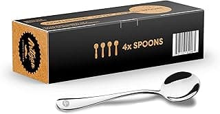 Artizan Coffee Gear - Specialty Coffee Association (SCA) Professional Coffee Cupping Spoon - Stainless Steel (4 Spoons)